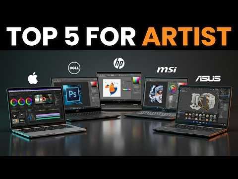 I Tried 5 Laptops for Professional Art! Draw Smoother, Faster & Better