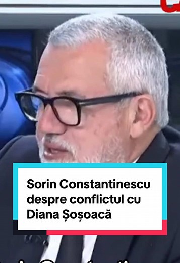Sorin Constantinescu își exprimă nemulțumirea față de Diana Șoșoacă
