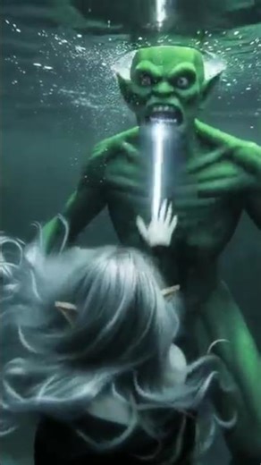 She Dived for the White Sword ⚔️✨ | Underwater Magic Battle