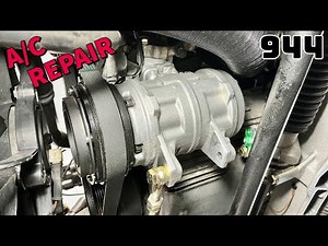 Porsche 944 – A/C System Repair & R-134a Conversion Tutorial