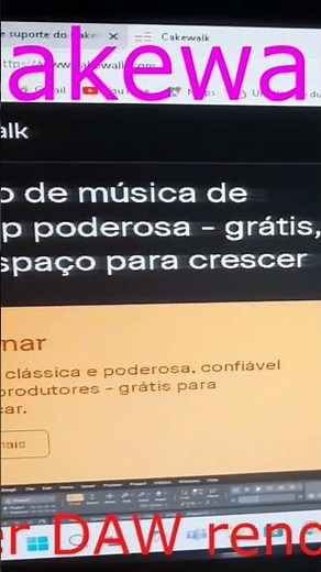 Cakewalk Sonar free #music #música