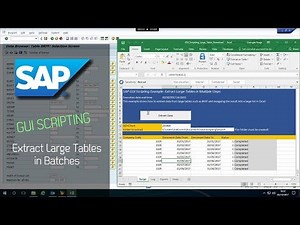 GUI Scripting - Extract Large Tables