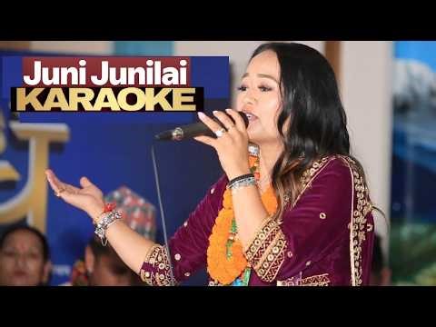 Juni Juni Lai | Gurung song | Karaoke with lyrics | Jyoti Gurung