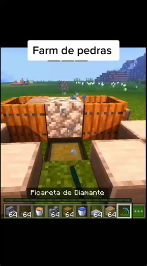 Farm de Pedras - Minecraft Stone Farming Tutorial