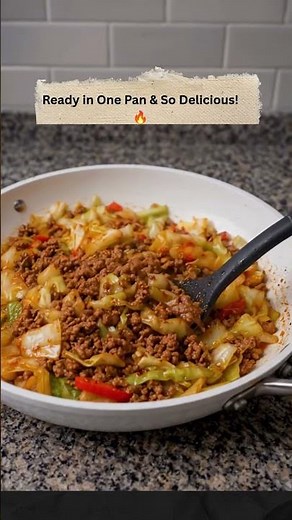 Filthy Beef & Cabbage Skillet
