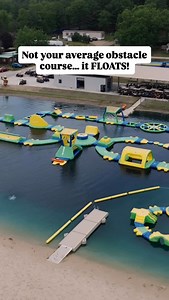 1.5K views · 31 reactions | Run, jump, splash, and laugh your way across our epic floating obstacle course! 露 It’s the ultimate test of balance (and belly flops)! Check out the link in our bio to find a location near you with one!  @yogiinwarrens | Yogi Bear's Jellystone Park Camp-Resorts | Facebook