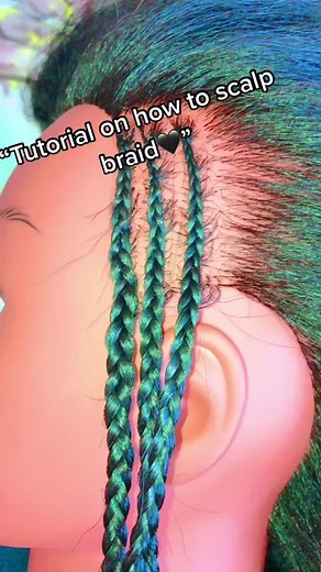 Scalp Braid Tutorial: How to Braid Hair to the Scalp