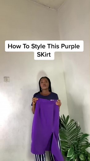 Purple Skirt Outfit Ideas