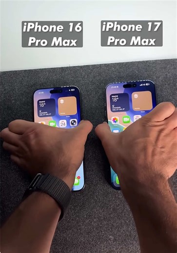 Comparativa de velocidad: iPhone 17 Pro Max vs 16 Pro Max