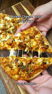 380K views · 2.8K reactions | Chicken Cheese Toast In Air fryer...