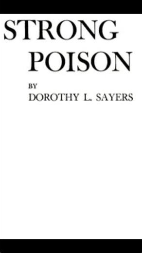 Strong Poison booktube project gutenberg ebook freebook free books public domain copyright free
