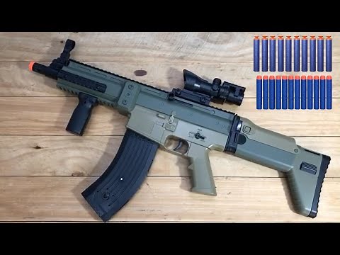 Realistic Scar Dart Blaster Toy Gun