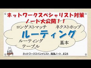 【#24ネットワーク勉強 ネスペ CCNA CCNP】ルーティング（経路制御）ってなんだ？