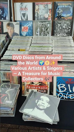 DVD Discs from Around the World 🌍📀✨ Various Artists & Singers — A Treasure for Music Collectors 🎶.