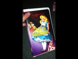 5 Different VHS Versions Of Alice In Wonderland