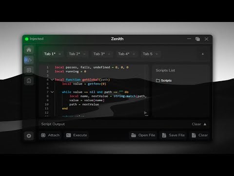 Roblox Executor "Zenith" Web No Key Script Exploit [100% UNC]