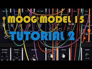 Let's Learn Moog Model 15 iPad App #2 - Doing the tutorials