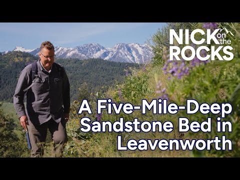 A Five-Mile-Deep Sandstone Bed in Leavenworth | Nick on the Rocks