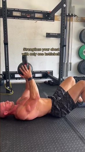 Crush Grip Chest Press | Kettlebell Exercises