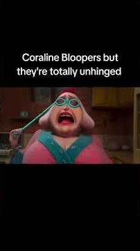 What if Coraline had Bloopers?#coraline #bloopers #stopmotionanimation #movie #funny