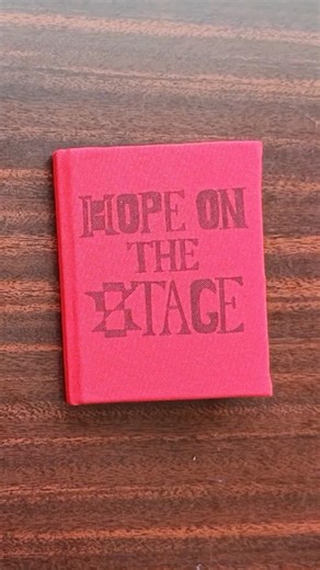 DIY notepad Hope on the stage #hopeonthestage #Bangkok