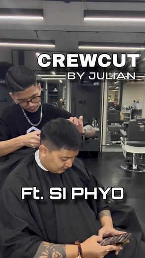 268K views · 3.1K reactions | Crewcut by Julian Thura : Julian Thura MODEL: Si Phyo BOOK NOW: https://tinyurl.com/neighborhoodprojects CALL: 09 888 471055 Location: 520, Ou Yin St, New University Avenue Rd, Bahan. | Neighborhood Projects | Facebook
