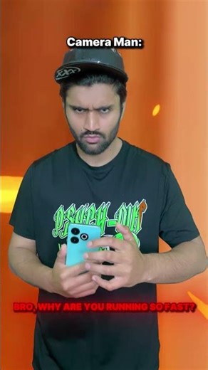 The Flash Running for His Life From the Cameraman