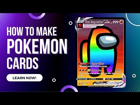 How to Make Pokemon Cards! Learn now with me!