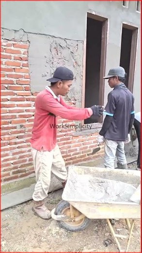 technique bricklaying wall | How to brick wall plastering Eps- 88