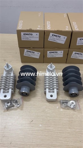 Chống sét van trung thế 9kV hãng Ensto/ Pháp #chongsetvan #chongsetvantrungthe9kv #chongsetensto9kv #ensto9kv