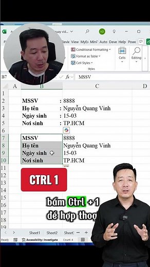 Cách tạo dấu 2 chấm trong Excel tự động - Daotaotinhoc.vn