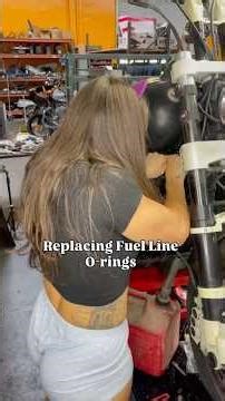 Replacing fuel line/check valve o-rings on the Vertical Cycles Dyna #harleydavidson #fxd #orings