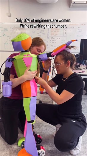 Grace Brown on Instagram: "Only 16% of engineers in Australia are women. That’s the stat. But that’s not the story we’re writing. Half of Andromeda’s senior leadership are women, and 29% of our engineers are too. That didn’t happen by accident. It’s been intentional from day one. Sometimes it’s meant longer hiring cycles and more interviews. But it’s been worth every extra hour. We’re proving that the future of robotics doesn’t have to look like the old guard. Here’s what our team looks like tod