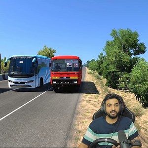 Laalpari overtaking Shivneri Bus | Engineer The Gamer