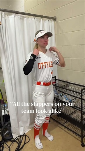 Why all the slappers look the same 💀 #softball #team #relatable