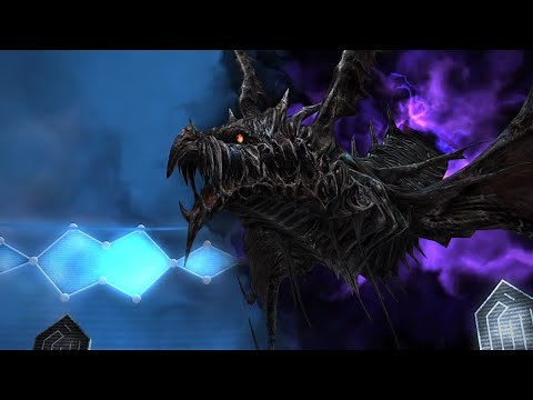 German Final Fantasy XIV Omega Sigmascape Midgardsormr saves Warrior of Light