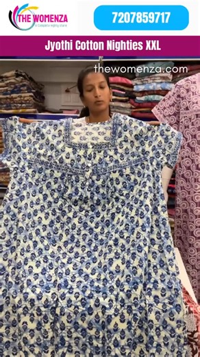 The Womenza on Instagram: "Jyothi Cotton Nighties XXL | The Womenza | Nighties Manufacturer #nighties #onlineshopping #cottonnighties #wholesale #trendingreels"