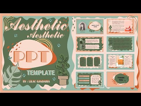 Cute Aesthetic PPT Template #7 - FREE Animated Slide #aestheticppt #cuteppt #freeppttemplate