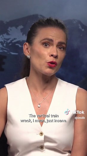 Tom Cruise and Hayley Atwell in Mission: Impossible 7 Stunts