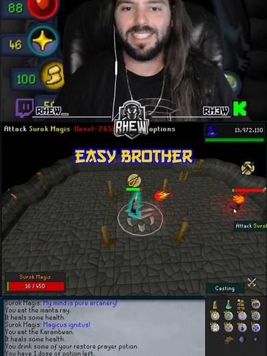 Surok Magis Fight in While Guthix Sleeps Quest #whileguthixsleeps #oldschoolrunescape #runescape #osrs #osrstiktok #osrstok #runetok #runescapetok #mmorpg #gaming #gamers #jagex #runescapetiktok #boss #quest #questing #viral #gamingtiktok #foryou #fypシ゚viral #Rhew