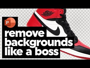 PowerPoint - Remove Backgrounds like a Boss! Learn how to remove a background from any image!