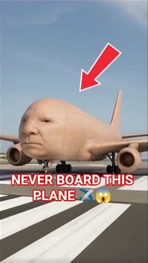 Creepy Airplane You Should Never Ride ✈️😱 #CreepyPlane #ScaryStory #HauntedAirplane