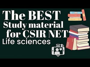 Best csir net life science study materials