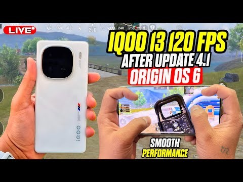 iQOO 13 120 FPS PERFORMENCE TEST AFTER ORIGIN OS 6🔥| WITH HANDCAM😲#bgmilive #120fps #iqoo13