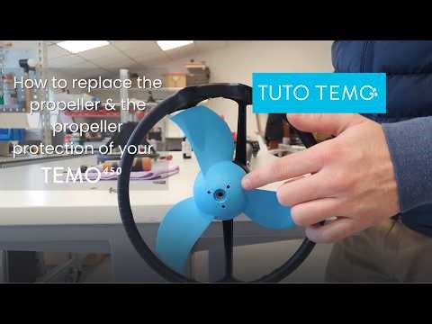 TUTO TEMO: How to replace the propeller and propeller protection on the TEMO·450