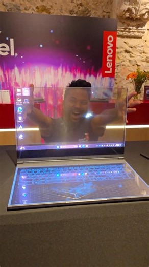 Transparent Laptop 😳 Future Technology #shorts