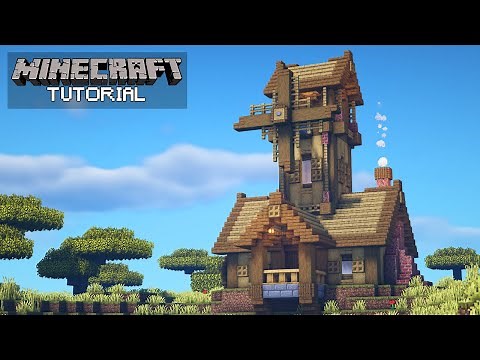 Minecraft: How To Build a Steampunk House (Tutorial)