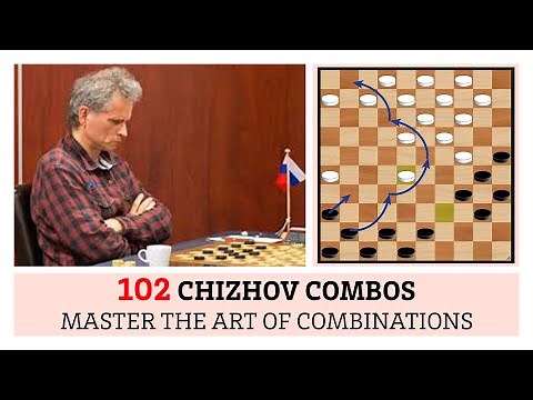 102 Brilliant Draughts Combinations by Alexey Chizhov – Masterclass in Tactical Play