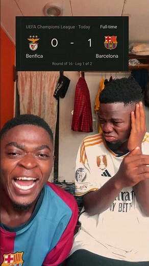 Barcelona Wins 1-0 Against Benfica: Barça Fans Celebrate, Real Fans Sad! UCL Highlights