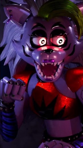 Roxy meets foxy the fox #fnaf #securitybreach #fnafmeme